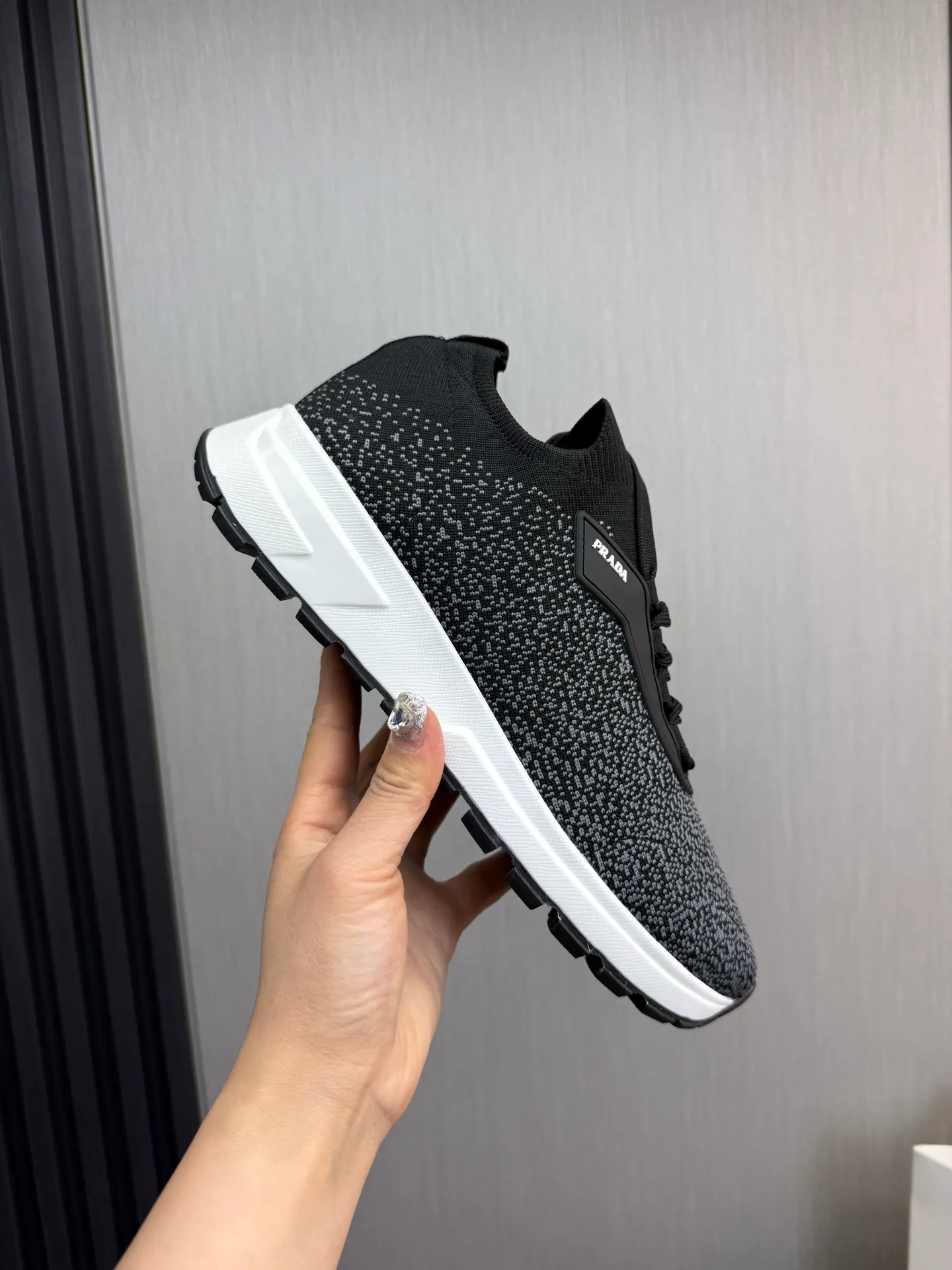 Men's shoes 💰500💰 [PRADA] Men's shoes are popular in the counter, official website is synchronized, 1 high-quality shipment ✔️Original fly-woven cowhide + cowhide lining, original original bottom, 38-45 (45 customized, non-refundable)